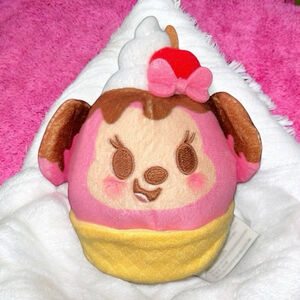 Scented Minnie Mouse Disney Munchlings Plush Toy Pink Brown